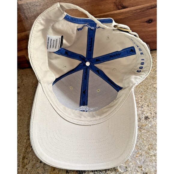 Tommy Bahama Marlin Hat Strapback HAT Golf Cap Khaki Adjustable Beach - Picture 7 of 9